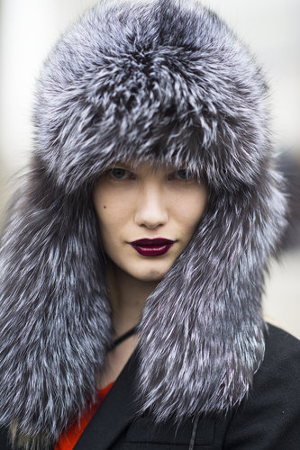 The only possible pairing for Yulia Terenti's incredible chapeau? Darkly hued oxblood lips, of course.
Source: Le 21ème | Adam Katz Sinding
The only possible pairing for Yulia Terenti's incredible chapeau? Darkly hued oxblood lips, of course.
Source: Le 21ème | Adam Katz Sinding
