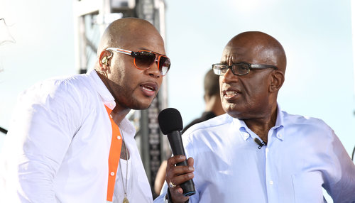 Flo Rida and Al Roker Flo Rida and Al Roker