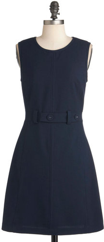 Thoroughly Mod Dress in Navy