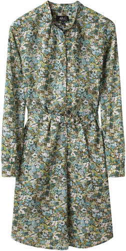 A.P.C. / Belted Floral Shirtdress