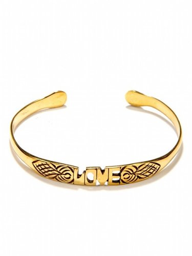 Jen's Pirate Booty Love Word Cuff Bracelet