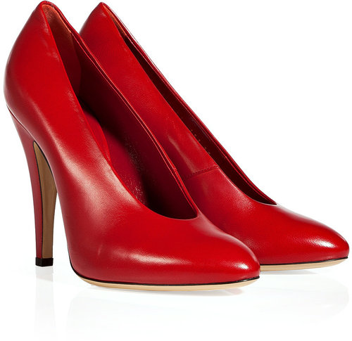Casadei Red Leather Pumps