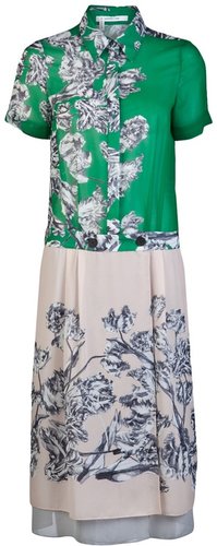 10 Crosby By Derek Lam Floral shirt dress