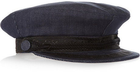 Faith Connexion Annabelle Dexter-Jones denim flat cap