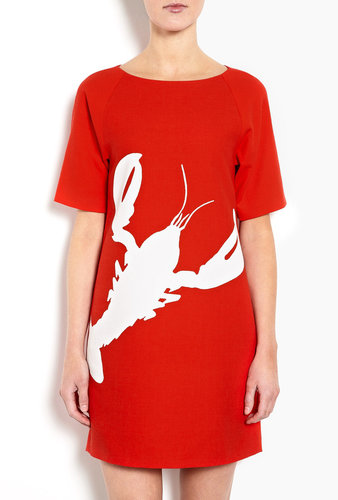 Tibi Lobster Silhouette Easy Dress
