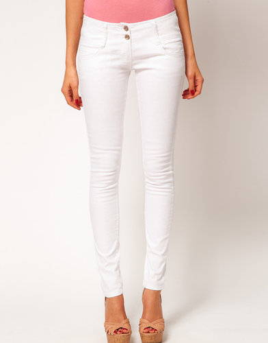 ASOS Super Sexy Skinny Jeans in White