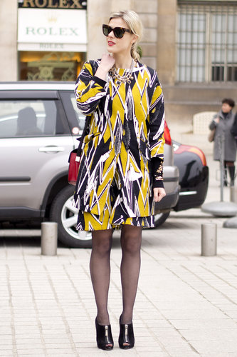 A standout print amped up the basic sheath dress silhouette.
A standout print amped up the basic sheath dress silhouette.
