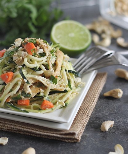 Thai Chicken Zucchini Noodles