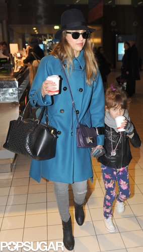 Jessica Alba and Honor Warren arrived in Paris.
Jessica Alba and Honor Warren arrived in Paris.