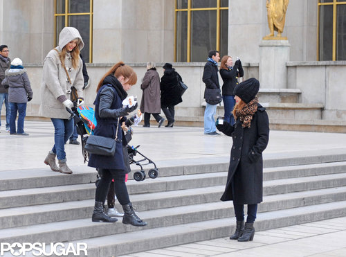 Jessica Alba and Honor Strike a Sweet Pose in Paris Jessica Alba and Honor Strike a Sweet Pose in Paris
