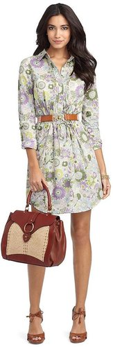 Bib Front Flower Dress