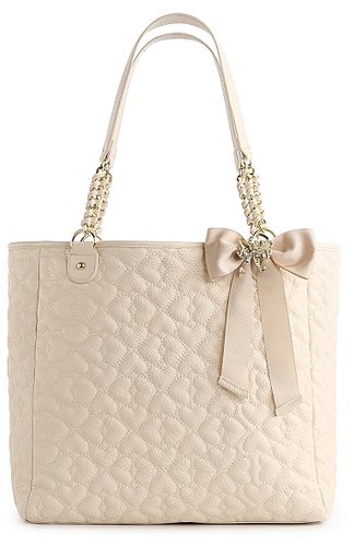 Betsey Johnson Quilted Love Tote