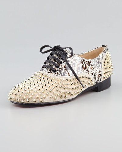 Christian Louboutin Freddy Studded Flat Oxford