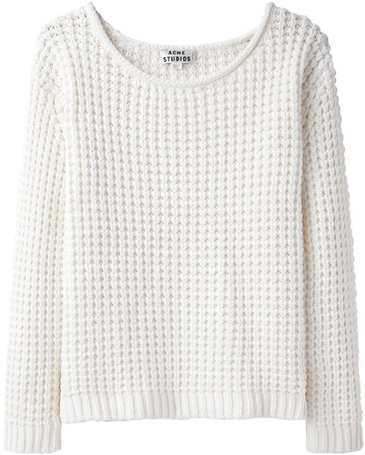 Acne / Sapata Solid Waffle Pullover