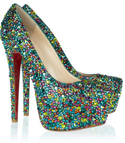 Christian Louboutin Daffodile 160 crystal-embellished leather pumps