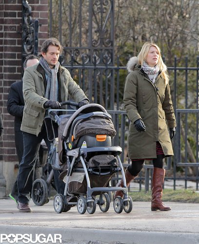 Claire Danes and Hugh Dancy Take Cyrus For a Stroll in Toronto Claire Danes and Hugh Dancy Take Cyrus For a Stroll in Toronto