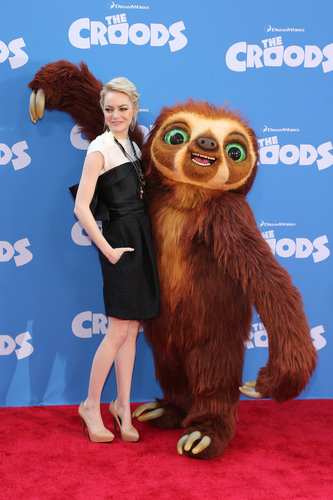 Blake Lively Supports Ryan Reynolds and Emma Stone at the Croods Premiere Blake Lively Supports Ryan Reynolds and Emma Stone at the Croods Premiere