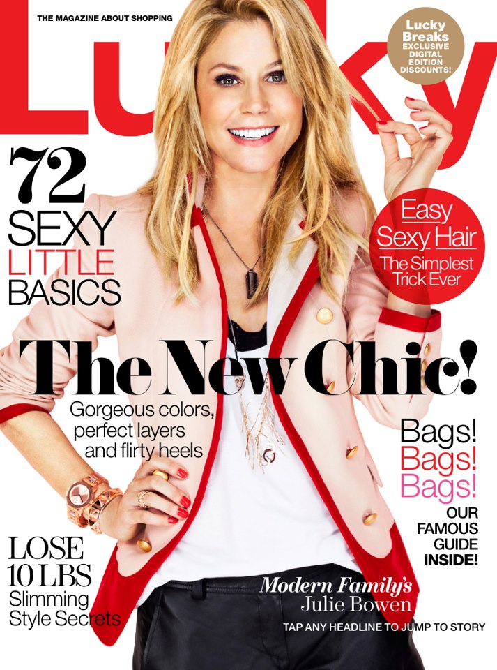Julie Bowen Lucky April 2013 Cover Julie Bowen Style