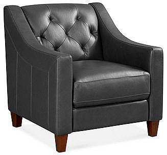 Claudia II Leather Living Room Chair, 31 "W x 35"D x 33"H