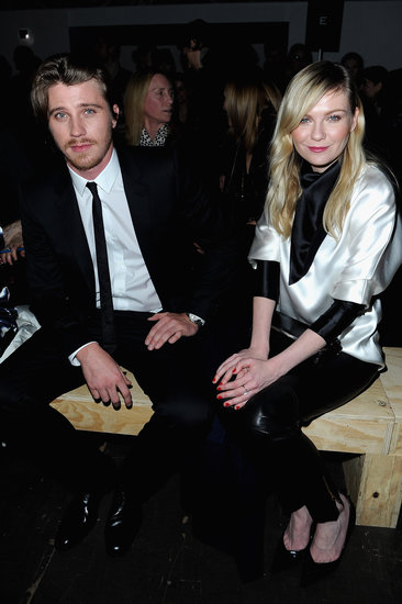 Kirsten Dunst and Garrett Hedlund sat front row at the Saint Laurent runway show at Paris Fashion Week on Monday.
Kirsten Dunst and Garrett Hedlund sat front row at the Saint Laurent runway show at Paris Fashion Week on Monday.