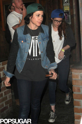 Kristen Stewart and Tamra Natisin went to a concert at Hotel Cafe.
Kristen Stewart and Tamra Natisin went to a concert at Hotel Cafe.