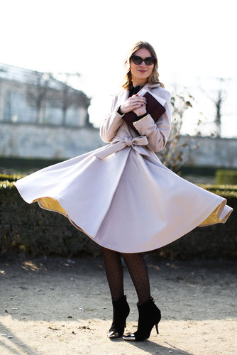 This coat was made for twirling.
This coat was made for twirling.