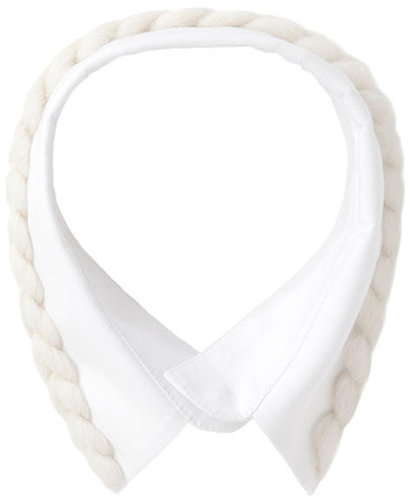 Simone Rocha  / Cotton Collar w/ Knit Detail