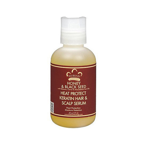 The black seed oil in Nubian Heritage's Heat Protect Keratin Hair and Scalp Serum ($10, originally $12) contains anti-inflammatory, antibacterial, and healing properties, making it perfect for those whose scalps that need a little extra attention. The formula also includes carrot oil, macadamia nut oil, and honey for intense hydration.
The black seed oil in Nubian Heritage's Heat Protect Keratin Hair and Scalp Serum ($10, originally $12) contains anti-inflammatory, antibacterial, and healing properties, making it perfect for those whose scalps that need a little extra attention. The formula also includes carrot oil, macadamia nut oil, and honey for intense hydration.