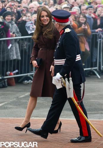 Kate Middleton Bundles Up Her Maybe Baby Girl Bump in Grimsby Kate Middleton Bundles Up Her Maybe Baby Girl Bump in Grimsby