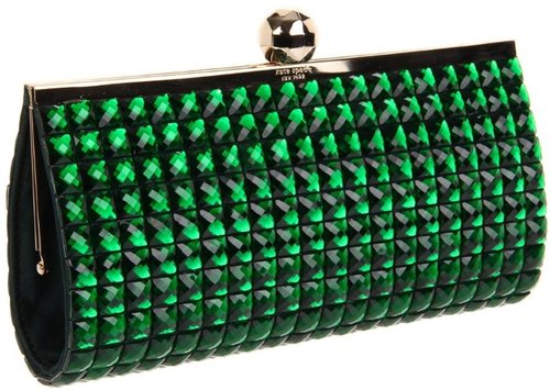 Kate Spade New York  Confectionary Anastasia Clutch,Emerald,One Size