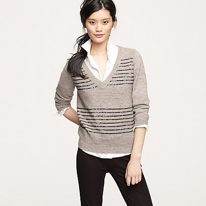 Sequin splash sweater