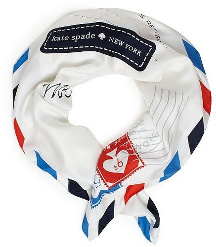 All aboard silk scarf