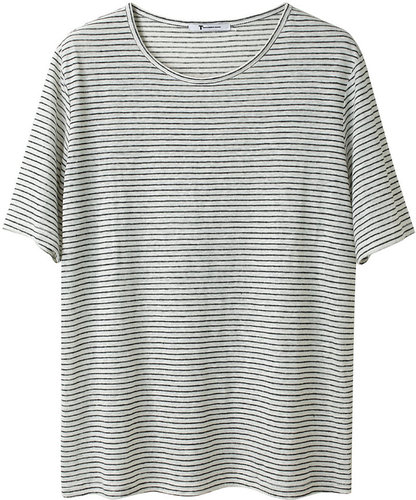 T by Alexander Wang / Striped Jersey Tee