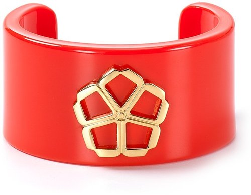 Trina Turk Gold  &  Resin Floret Cuff