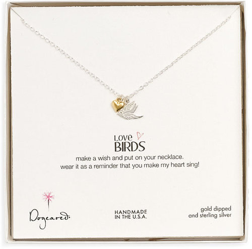 Dogeared 'Love Birds' Pendant Necklace