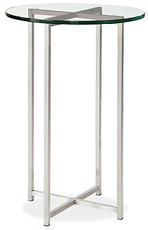 Classic End Tables in Stainless Steel