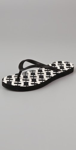 Diane Von Furstenberg Tairona Chain Link Flip Flops