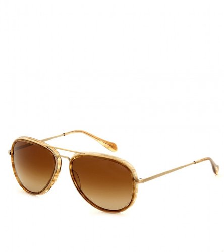 Oliver Peoples RAYFORD AVIATOR SUNGLASSES