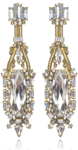 Erickson Beamon Bette Davis Eyes Crystal Earrings
