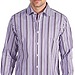 Report Collection - L/S Satin Stripe Dress Shirt (Dusty Lavender) - Apparel