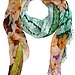 Mary Katrantzou Balalaika Green Scarf