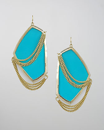 Kendra Scott Kavita Earrings, Turquoise