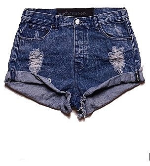One Teaspoon Original Hawks High Waist Short in Dakota