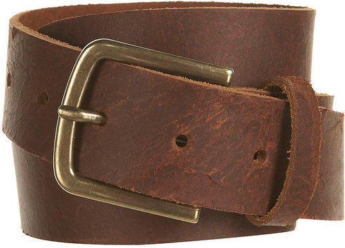 Tan Leather Jeans Belt