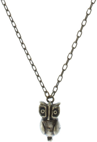 French Connection Owl Long Pendant