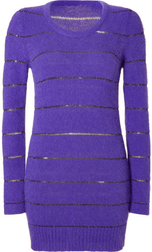 See by Chloé Lilac Lurex Stripe Long Knit