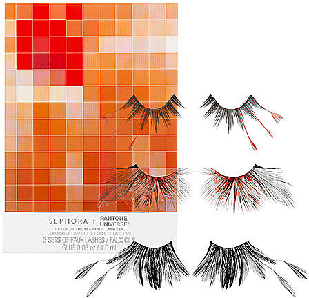 SEPHORA+PANTONE UNIVERSE Tangerine Tango Faux Lash Set