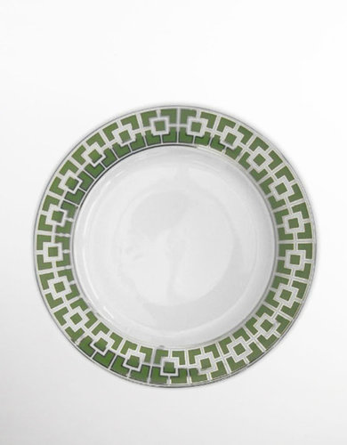 JONATHAN ADLER Green Nixon Dinner Plate