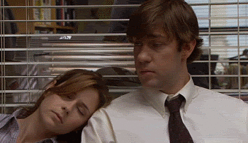 Then, at the end of Michael's so-called "Diversity Day," Pam falls asleep on Jim's shoulder and they share a sweet moment when he wakes her up.
Then, at the end of Michael's so-called "Diversity Day," Pam falls asleep on Jim's shoulder and they share a sweet moment when he wakes her up.