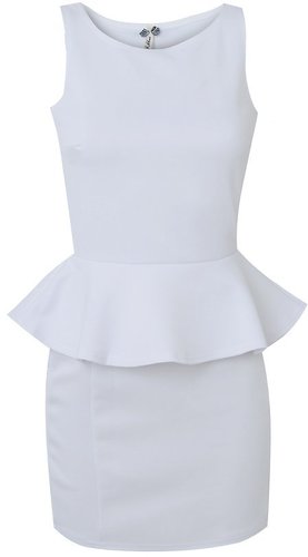 Ribbon Peplum Dress